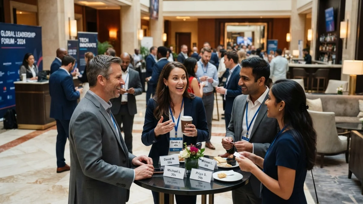 Hospitality networking event